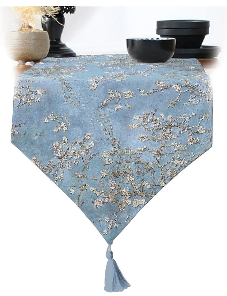 Покривка 45x140 cm Blue Spring – Minimalist Cushion Covers