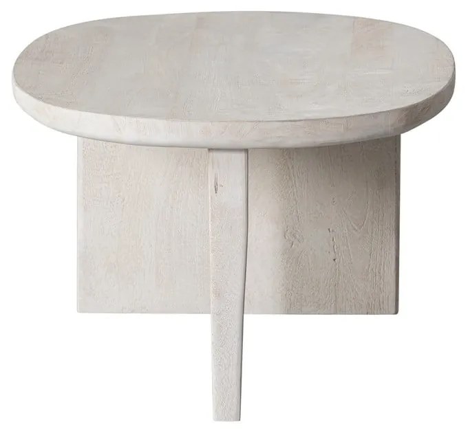 Масичка за кафе от масивно манго в естествен цвят 110x60 cm Seam – WOOOD