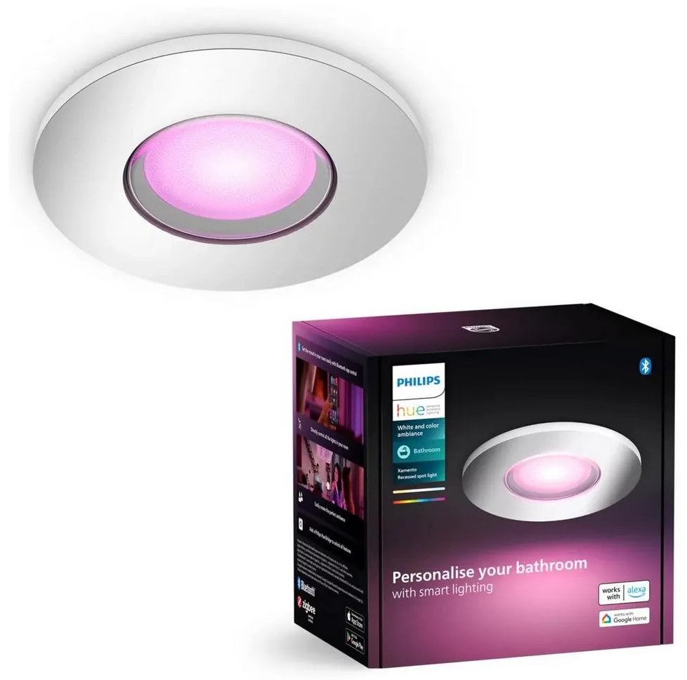 Philips - LED RGBW Димируема лампа за баня Hue XAMENTO 1xGU10/4,2W IP44