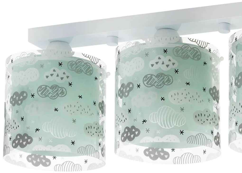 Релса покрив Ango Clouds-зелен