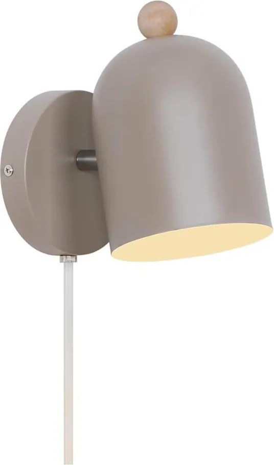 Nordlux - Стенен спот GASTON 1xE27/15W/230V кафяв