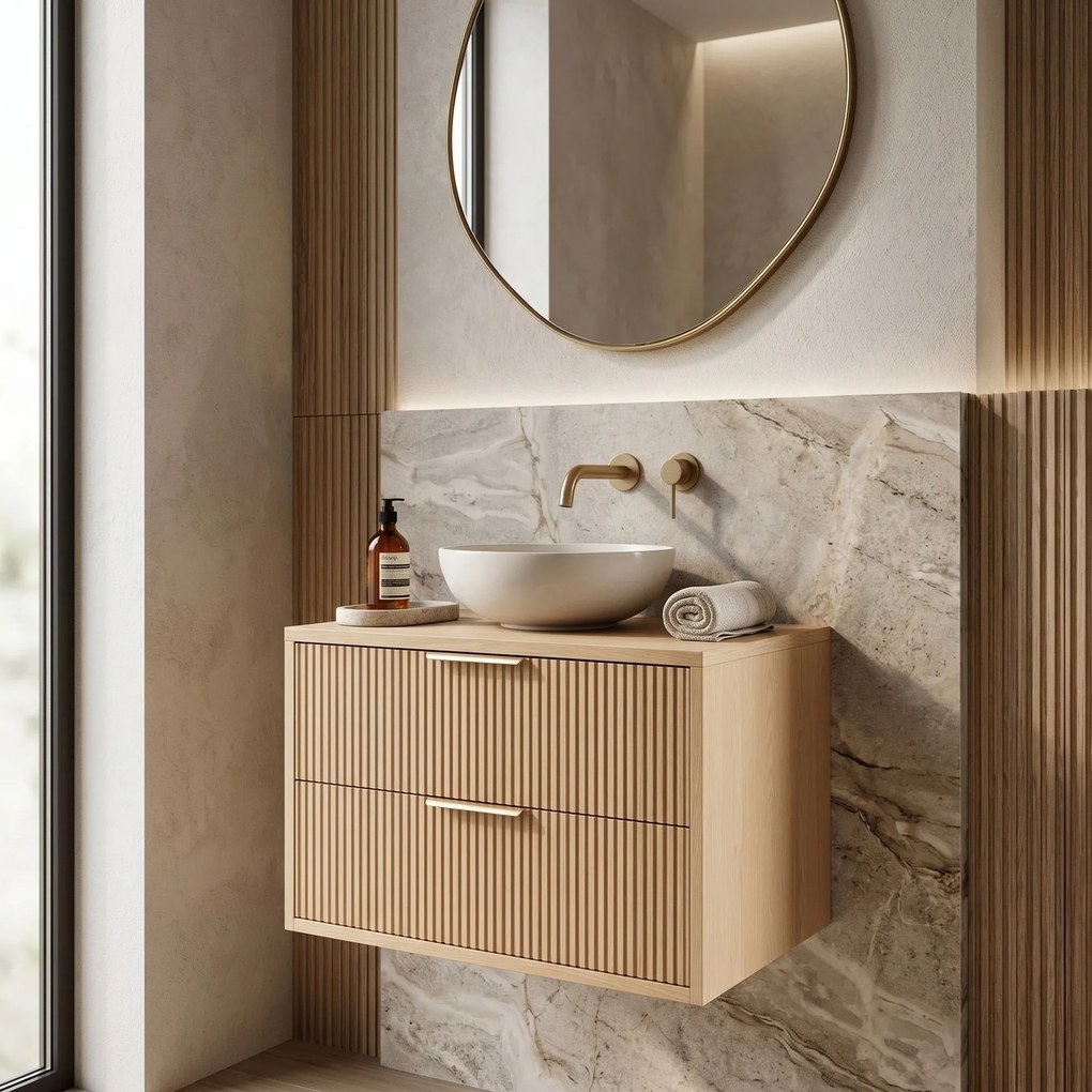 Шкаф за мивка Rea Mono 60cm Beige