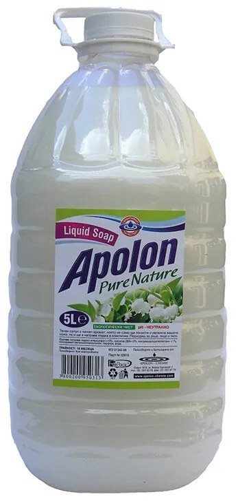Apolon Течен сапун Pure Nature, 5 L