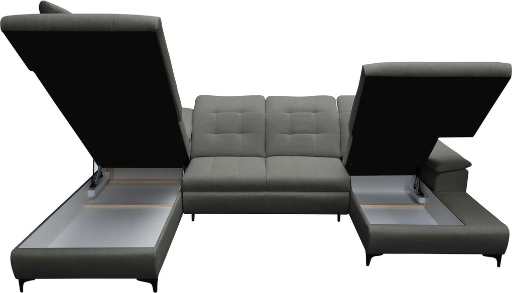 Ъглов диван Enzo plus-Anthraki-Right