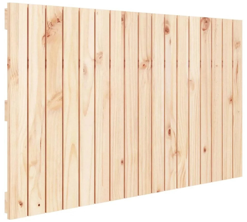 824823 vidaXL Стенна табла за спалня, 108x3x60 см, борово дърво масив