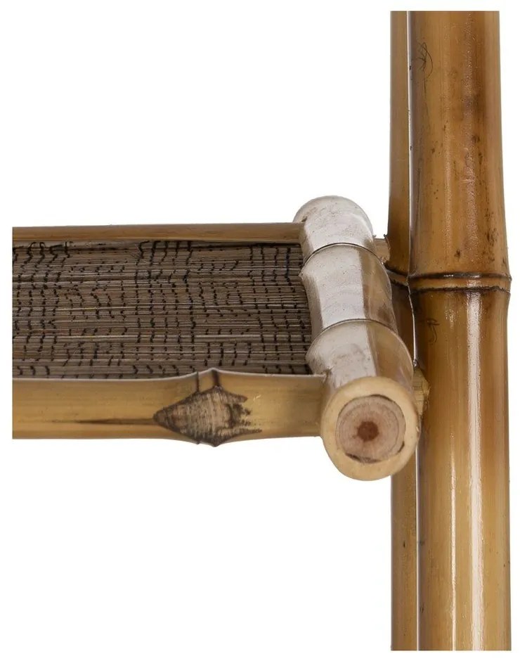 Бамбуков стелаж в естествен цвят 48x152x50 cm Manali – Ixia