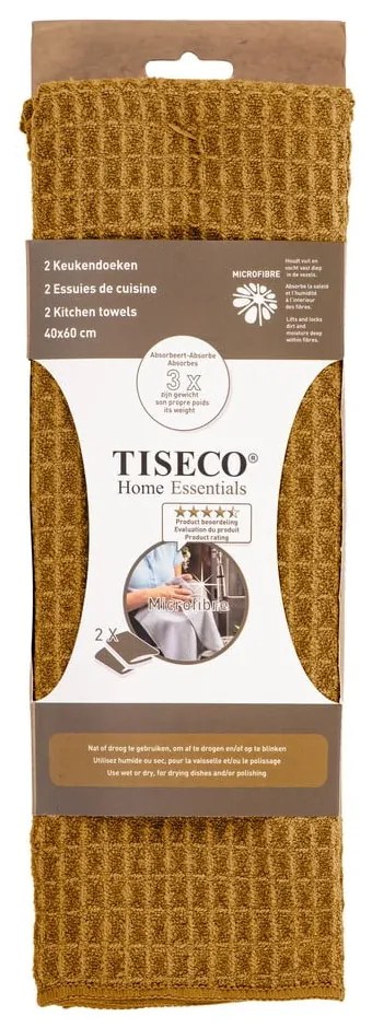 Кърпи за съдове в комплект 2 бр. от микрофибър 40x60 cm Waffle – Tiseco Home Studio