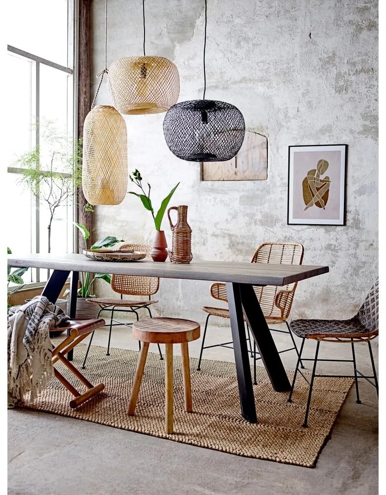 Ръчно изработен килим от морска трева в естествен цвят 150x245 cm Enzov – Bloomingville