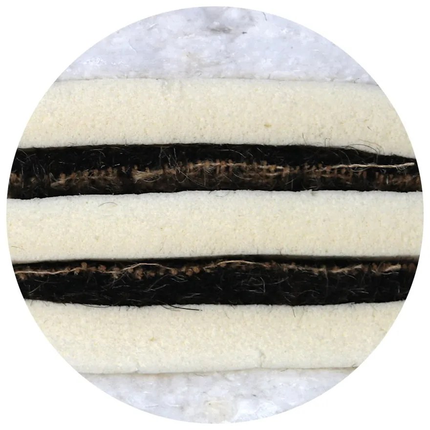 Бял мек матрак за футон 120x200 см Тройно латекс - Karup Design