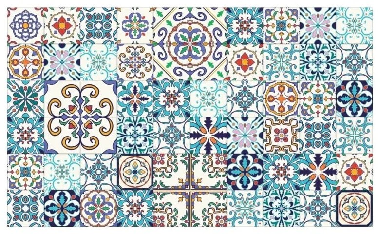 Комплект от 60 стикера за стена Tiles Azulejos , 10 x 10 cm Antibes - Ambiance