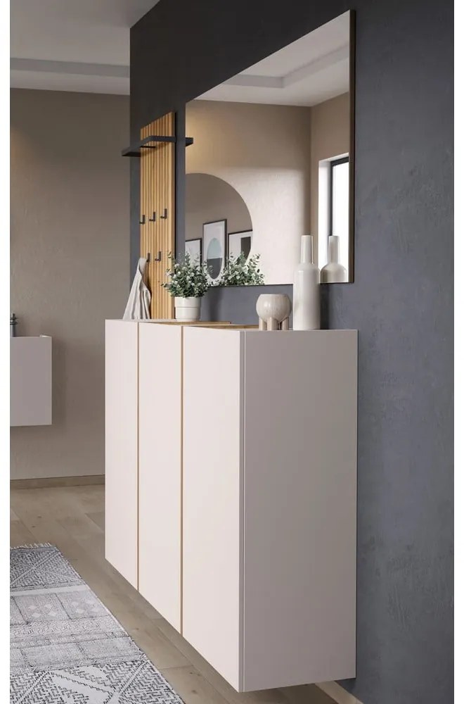 Стенна закачалка от декор от дъб в естествен цвят 46 cm Libbiano – Germania