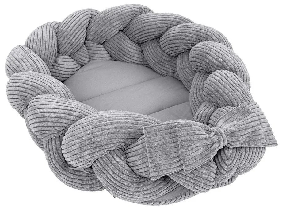 Сиво гнездо за бебе 47x70 cm – Meowbaby