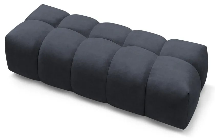 Тъмносиня табуретка за крака Mont-Blanc - Bobochic Paris