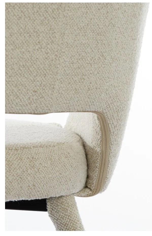 Бежов трапезен стол Djeslin – Light & Living