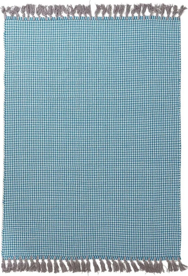 Килим houndstooth caribbean sea-130 x 190 см.