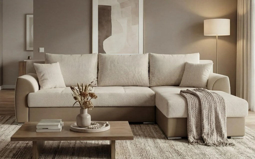 Разтегателен ъглов диван Лумис