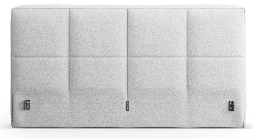 Светлосива тапицирана табла за легло 229x100 cm Darren – Micadoni