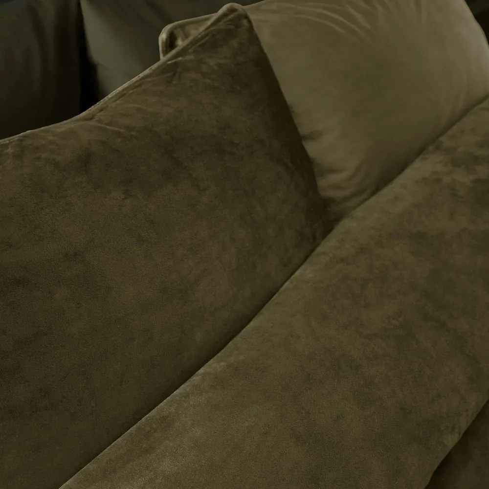 Двойно удължено спално бельо в цвят каки 230x220 cm Kingsley – Catherine Lansfield