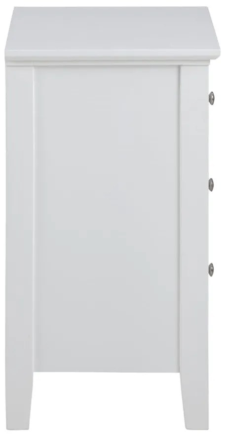 Бяло нощно шкафче Linnea - Actona