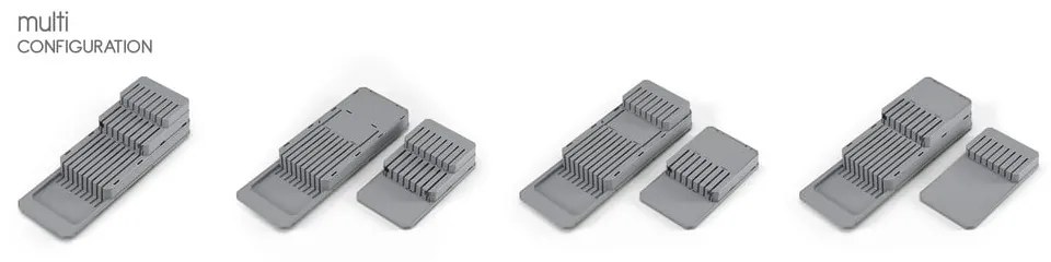 Сива система за съхранение на ножове - Metaltex