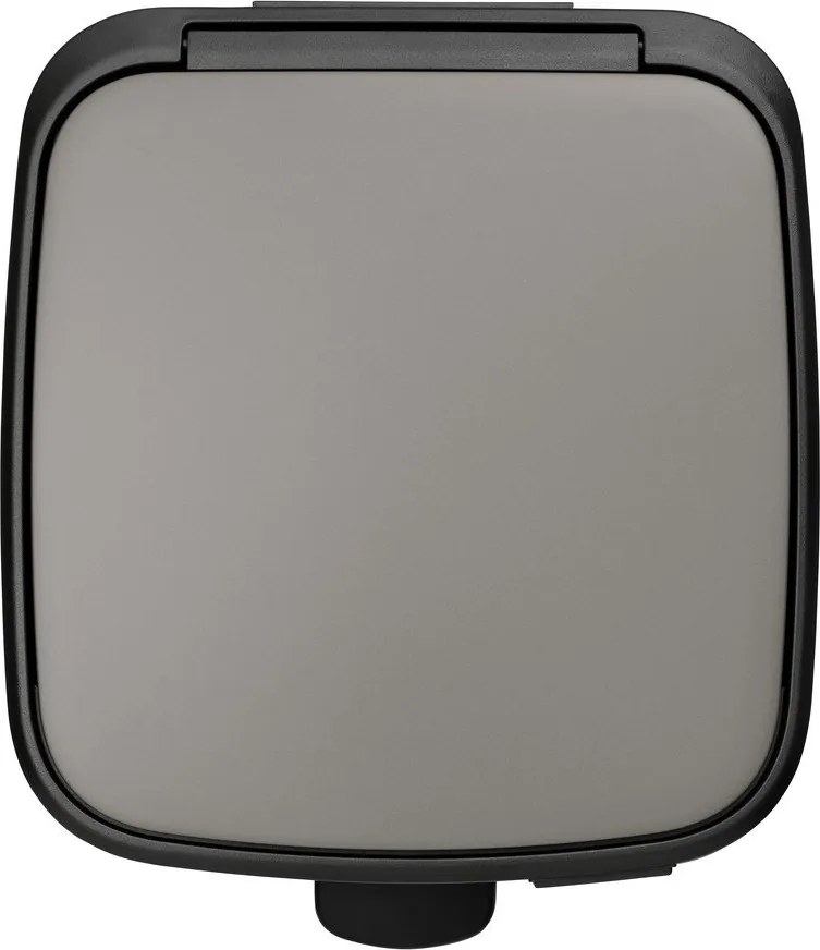 Сиво стоманено кошче за боклук с педал 30 l Bo – Brabantia