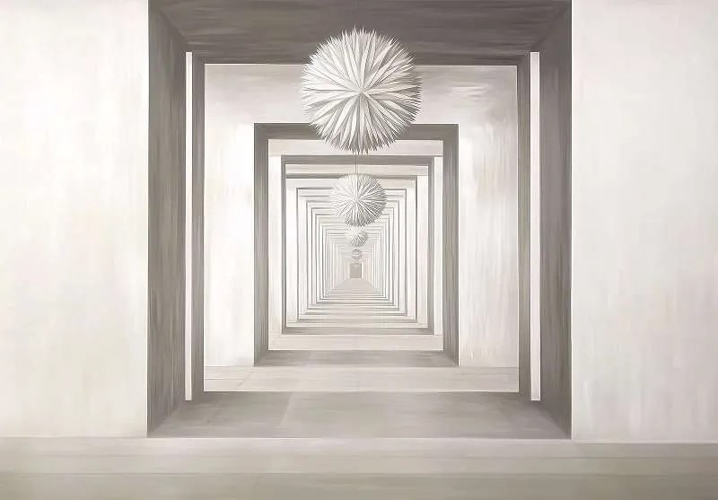 15619 - 3D тапет коридор