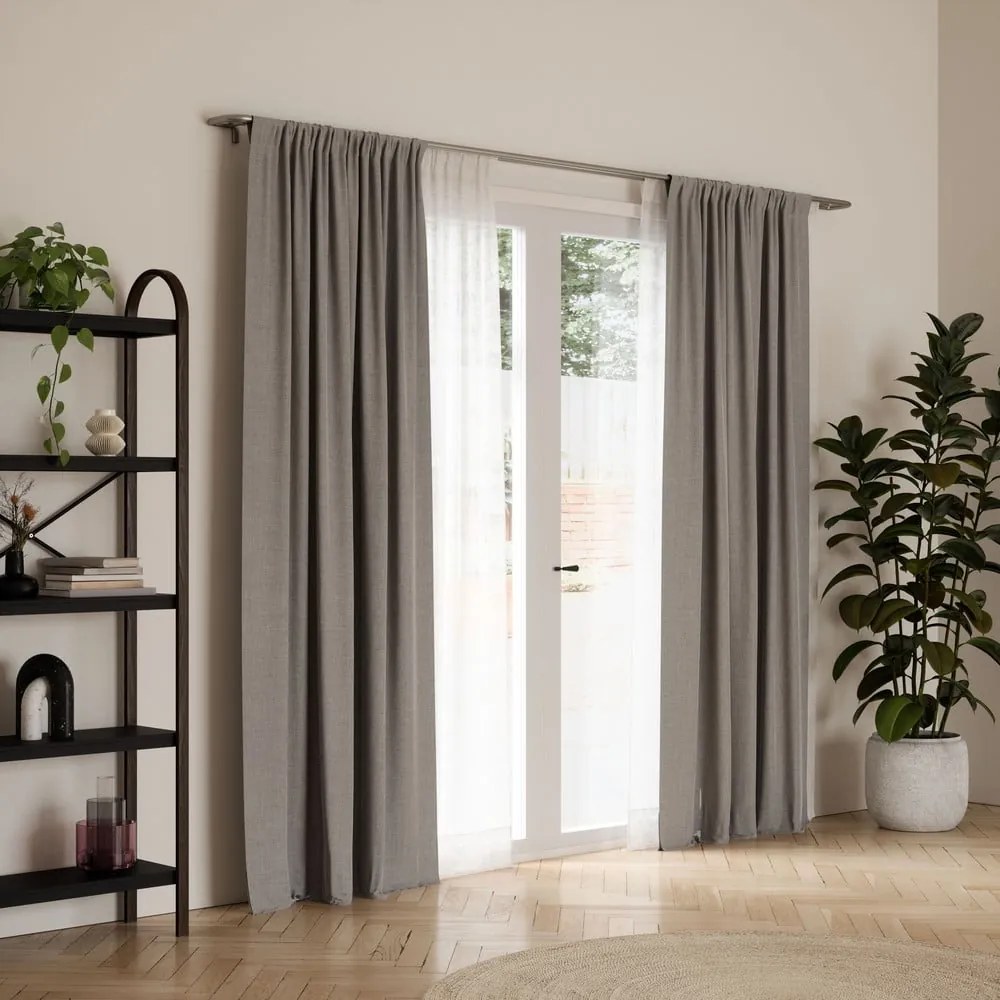 Стоманен разтегателен двоен корниз 168 - 365 cm Twilight – Umbra