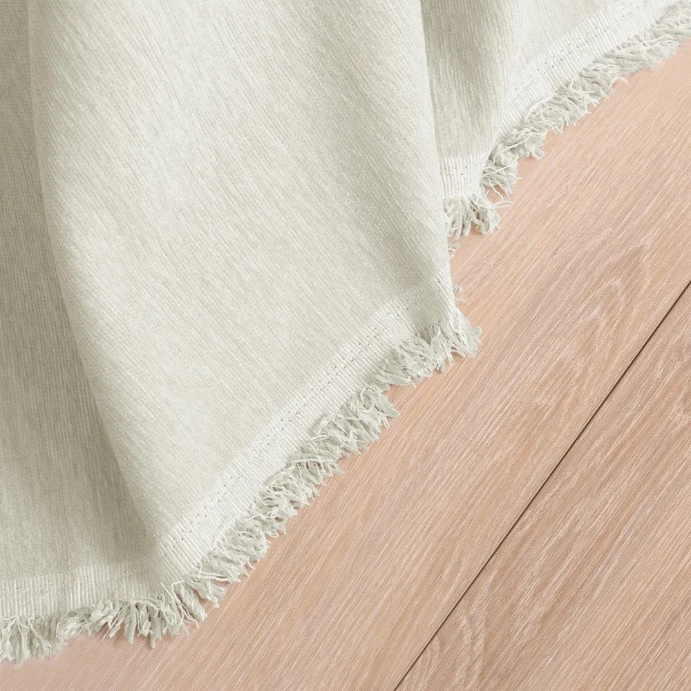 Кремаво покривало за легло от шенил 220x240 cm Talo – Filumi