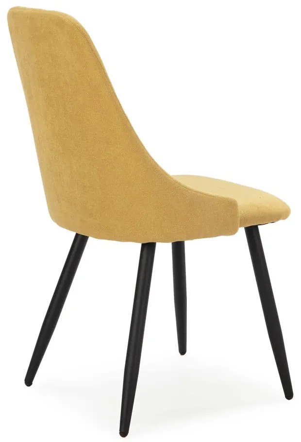 Жълти трапезни столове в комплект от 4 броя Mani - Marckeric