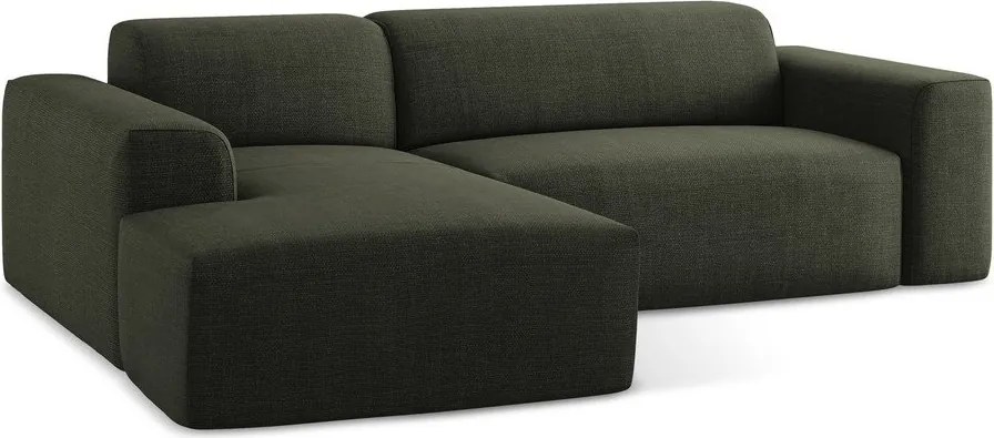 Зелен ъглов диван (ляв ъгъл) Keli – Makamii