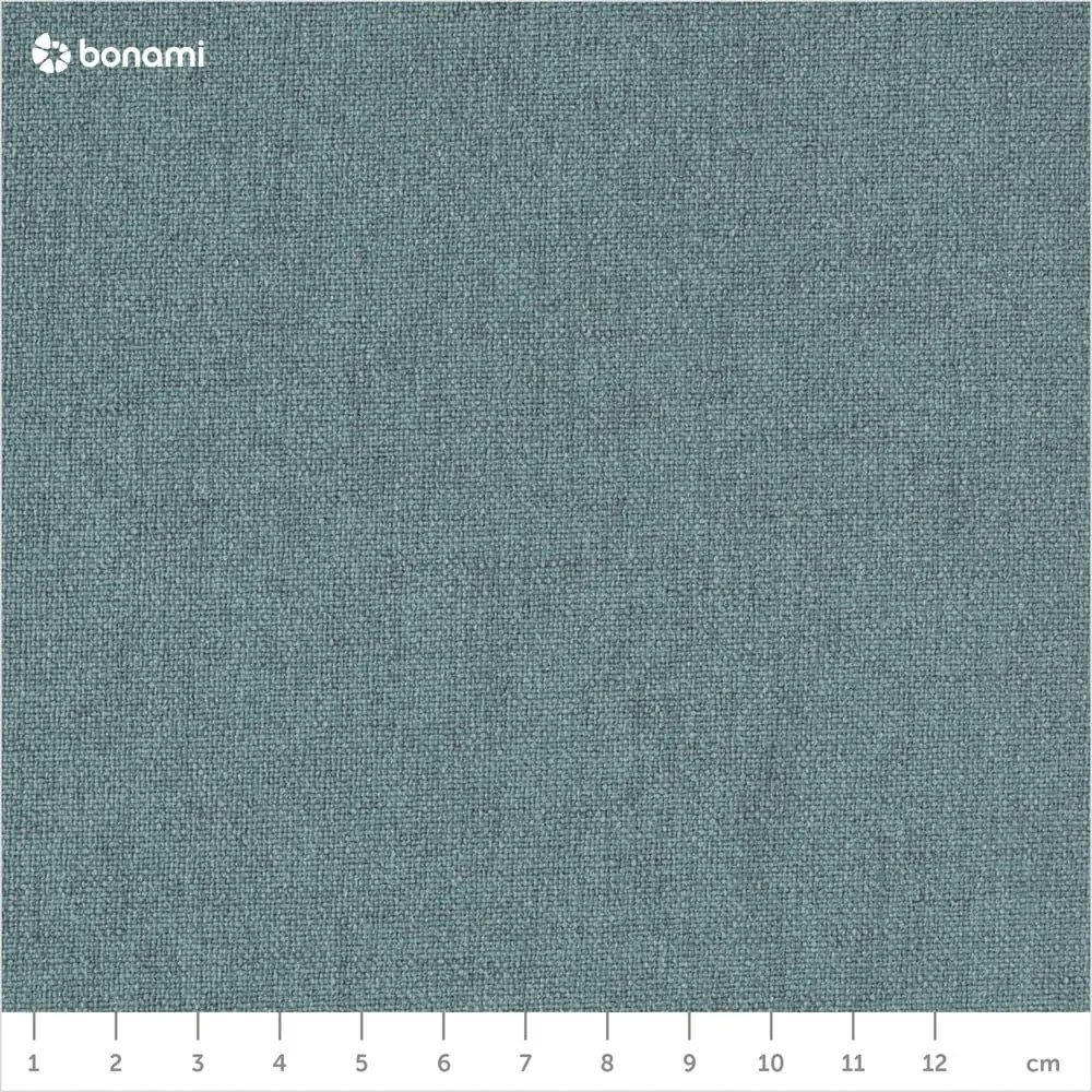Сиво-синьо двойно легло 140x200 cm тапицирано с място за съхранение с включена подматрачна рамка Mattis – Meise Möbel