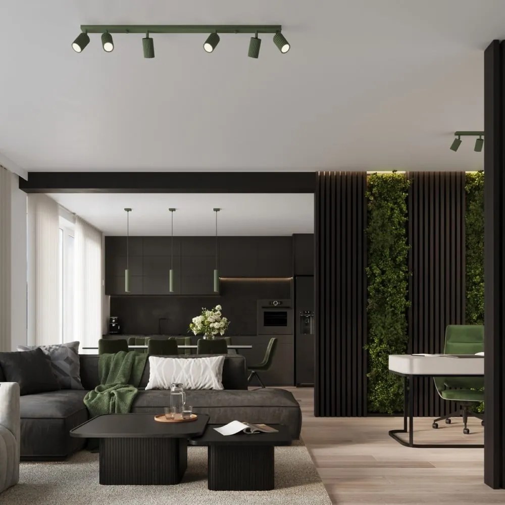 Зелен прожектор 6,5x117 cm Gleam – Sollux