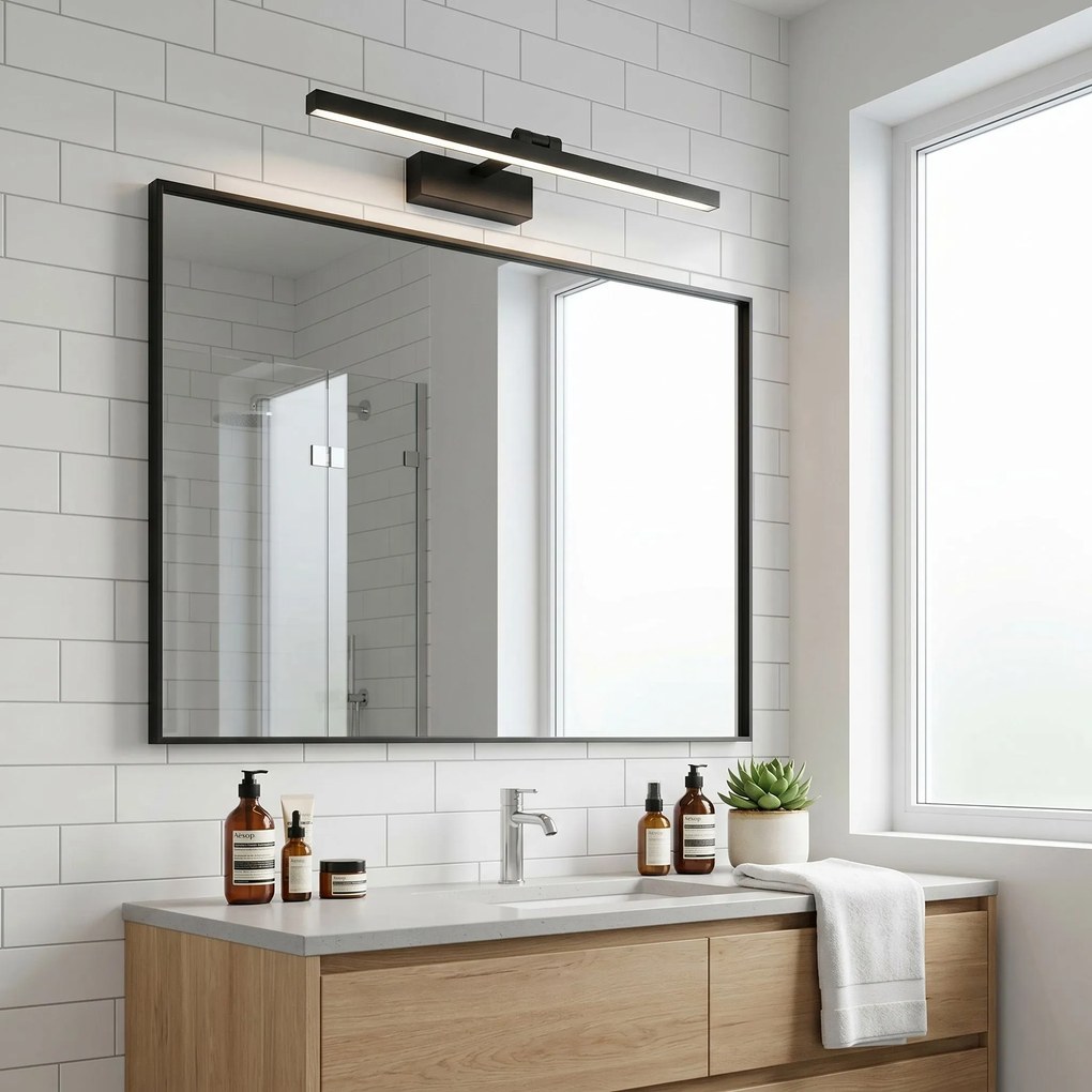 LED аплик за баня APP1867-1W 60 cm Black