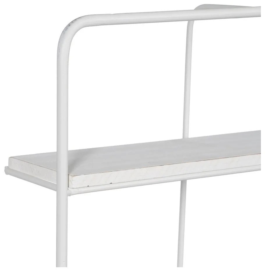 Бял на няколко нива метален стенен рафт 51 cm – Ixia