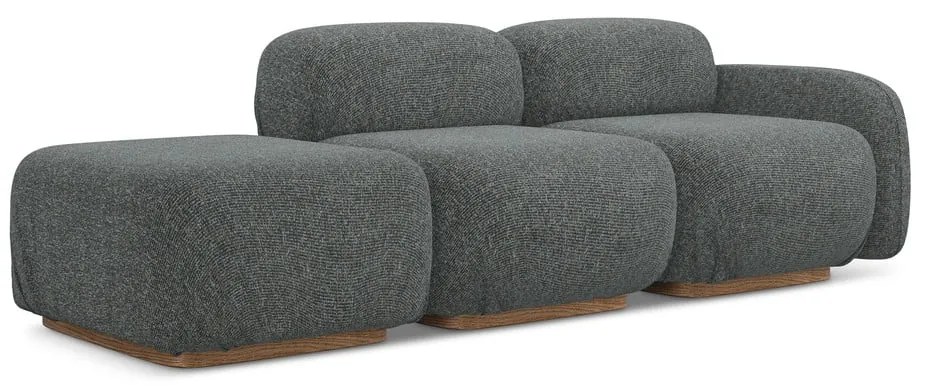 Сив модулна лежанка (десен ъгъл) Ailani – Makamii