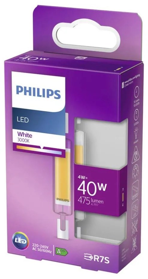 LED Крушка Philips R7s/4W/230V 3000K 78 мм