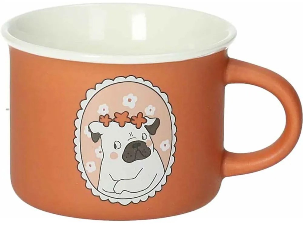 Порцеланови чаши в комплект от 4 чаши по 150 ml Cani e Gatti - Brandani