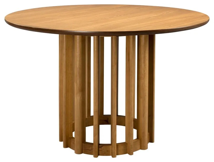 Кръгла трапезна маса с дъбов плот ø 120 cm Barlet – Dutchbone