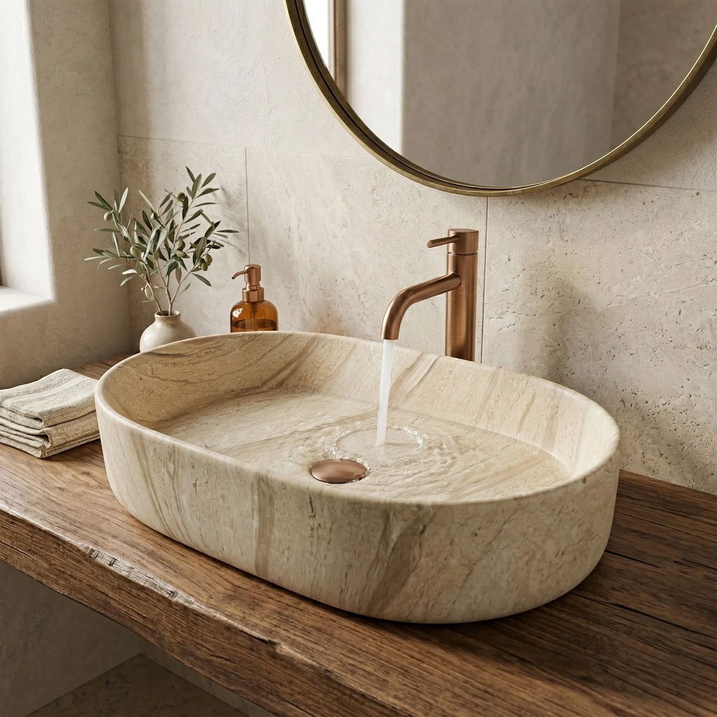 УМИВАЛНИК ЗА ПЛОТ Rea Nadia 60 Sahara