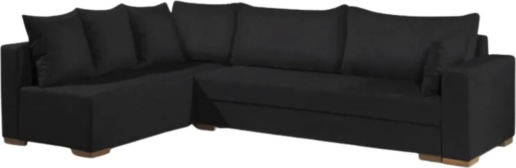 Ъгъл диван Trendy-Right-285φ 185β cm.-Black