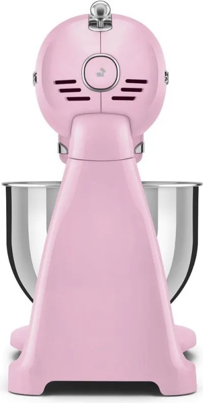 Планетарен миксер SMEG SMF03PKEU, 800 W, 4.8 л, 10 скорости, Функция за плавен старт, Крачета против хлъзгане, Розов