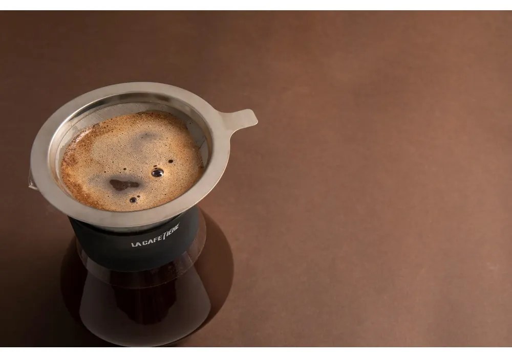 Капкова кафемашина от боросиликатно стъкло с филтър от неръждаема стомана 0,4 л La Cafetiere - Kitchen Craft