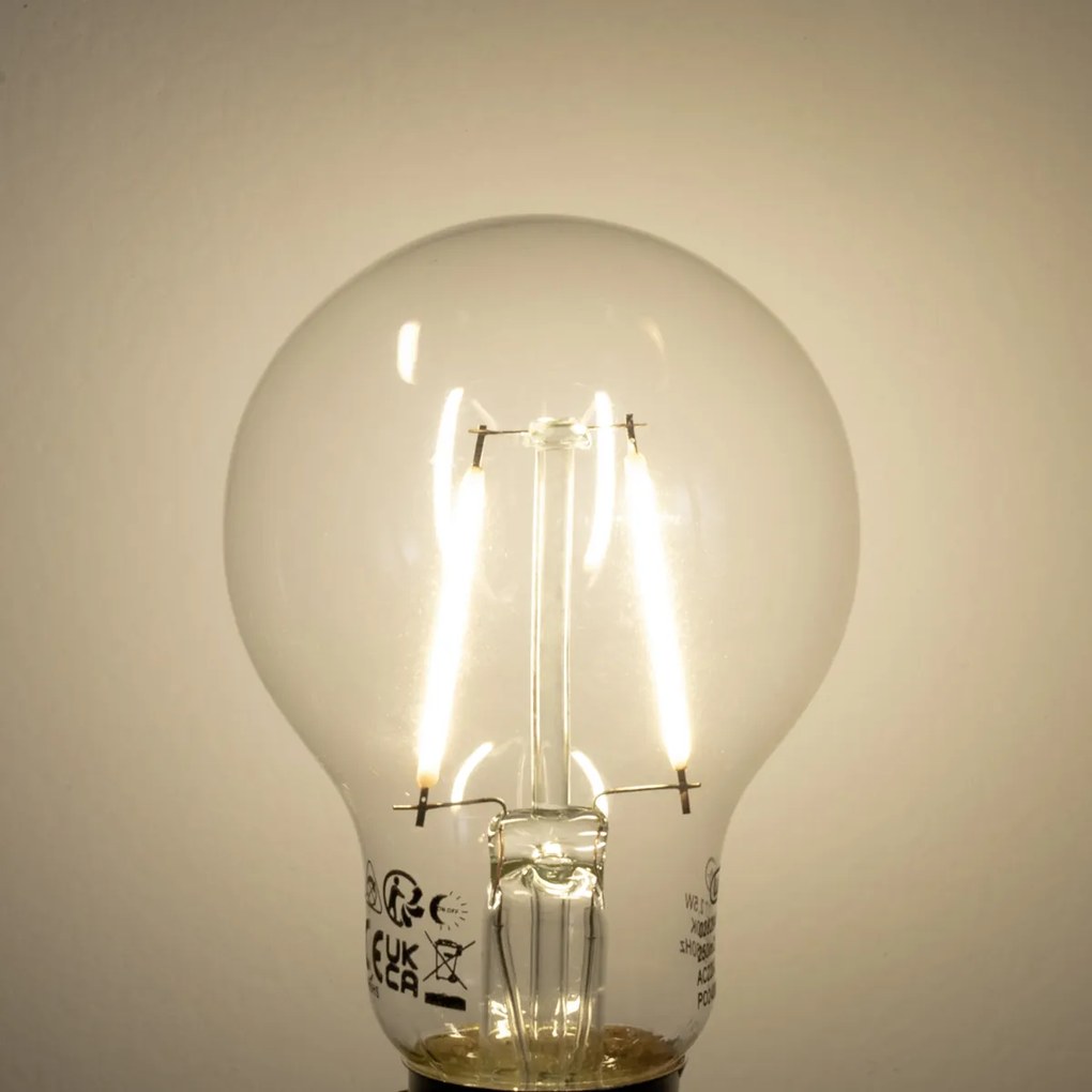 Комплект от 5 LED крушки E27 A60 със сензор за здрач 2.5W 250 lm 2700K