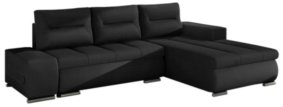 Ъглов разтегателен диван ATAVIA, 275x85x180, sawana 14/soft 11, дясна