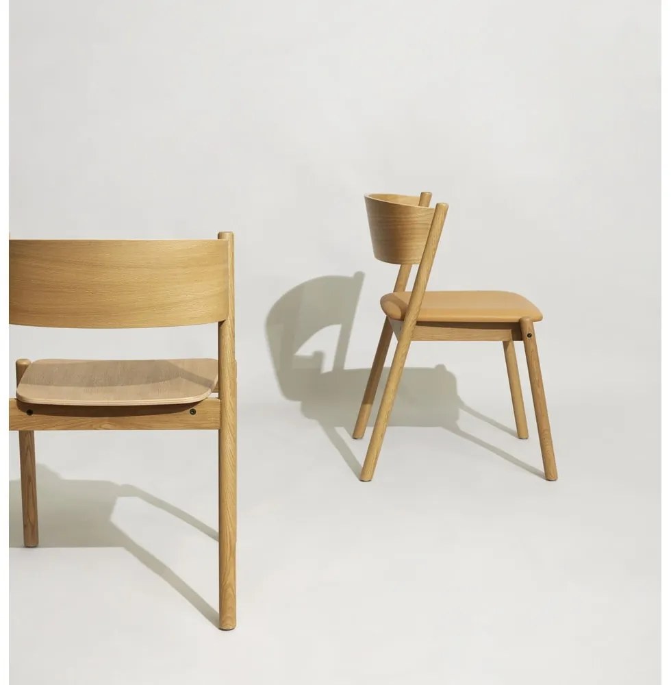 Дъбови столове за хранене Oblique - Hübsch