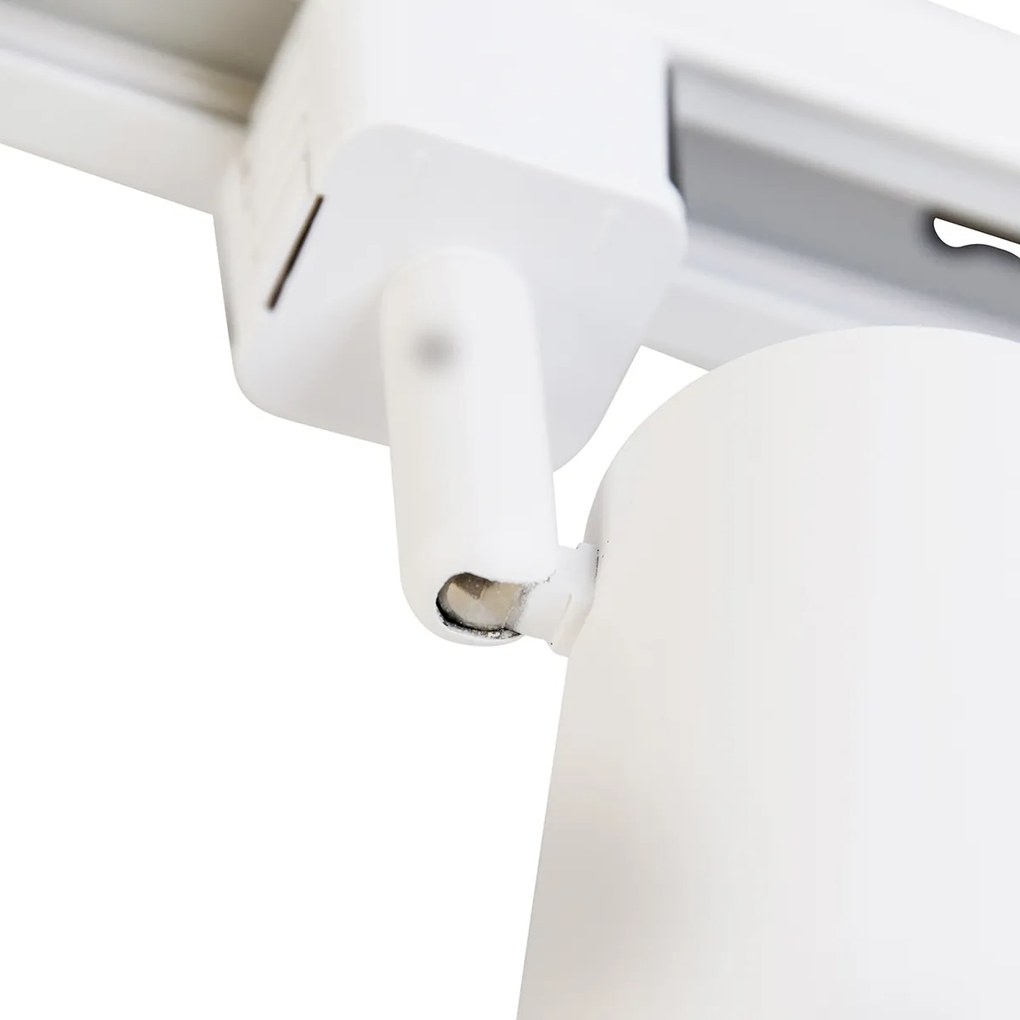 Модерна 1-фазна релсова система с 4 бели прожектори - Jeana