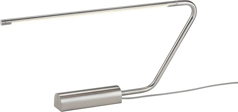 LED настолна лампа в сребрист цвят (височина 33 cm) Olea – Trio Select