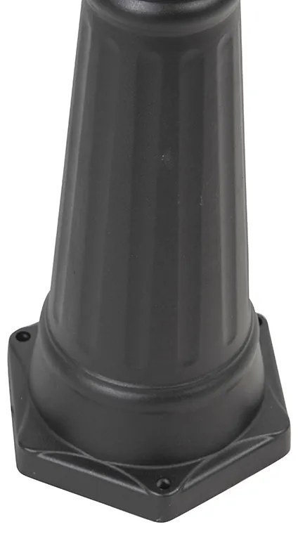 Умен външен фенер черен 3 светлини вкл. WiFi ST64 - New Orleans