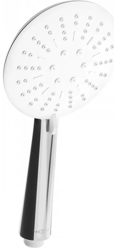 Mexen R-67 трирежимна душ глава, хром/бял - 79567-00