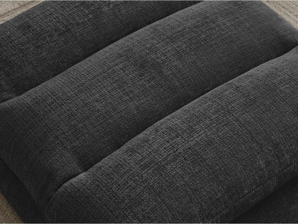 Черна шенилова табуретка Neil – Bobochic Paris